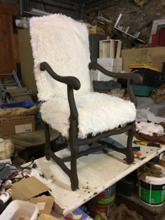 réfection d'un fauteuil